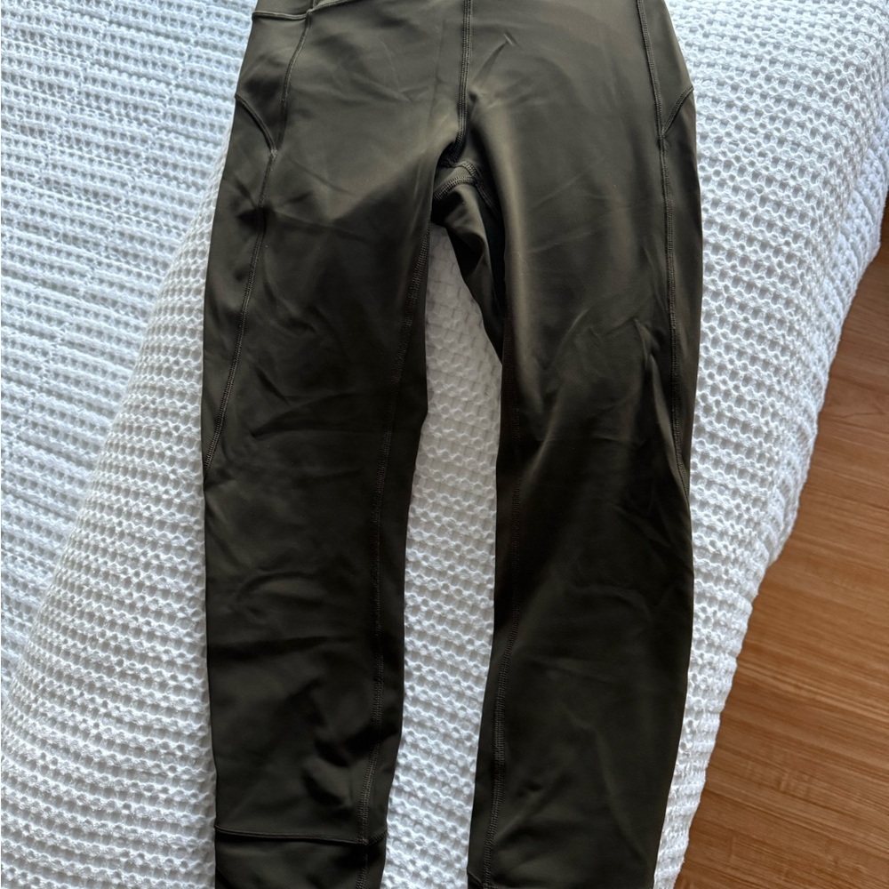 lululemon athletica Olive Green Leggings